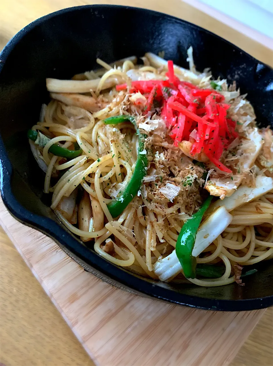 焼そば味のパスタ☆|あやさん