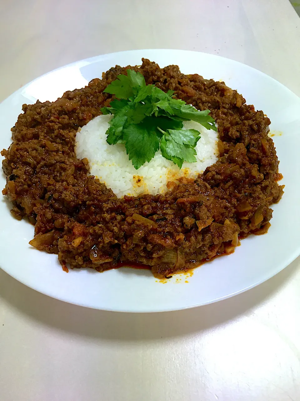 5種類のスパイスで作るキーマカレー|ももさん