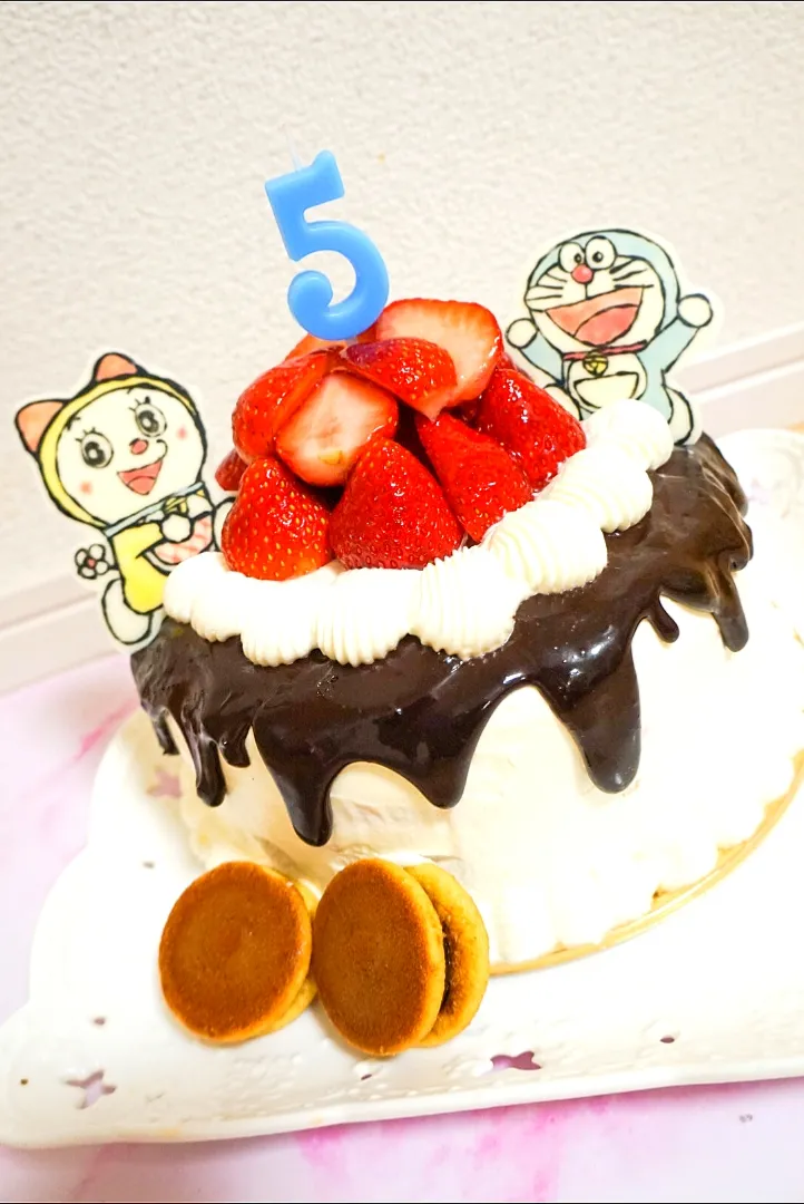 5歳の誕生日ケーキ|Kutanmam.さん