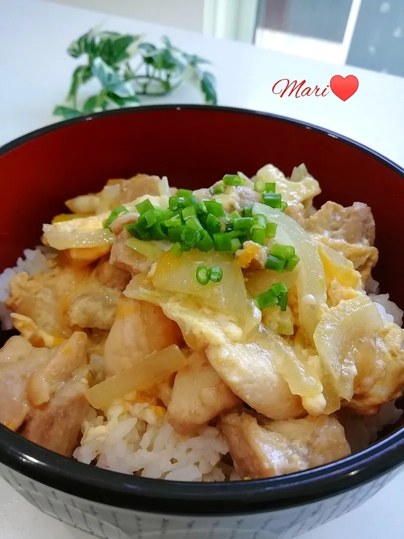 《レシピ有》フライパンで簡単！親子丼、甘えび。|Mariさん