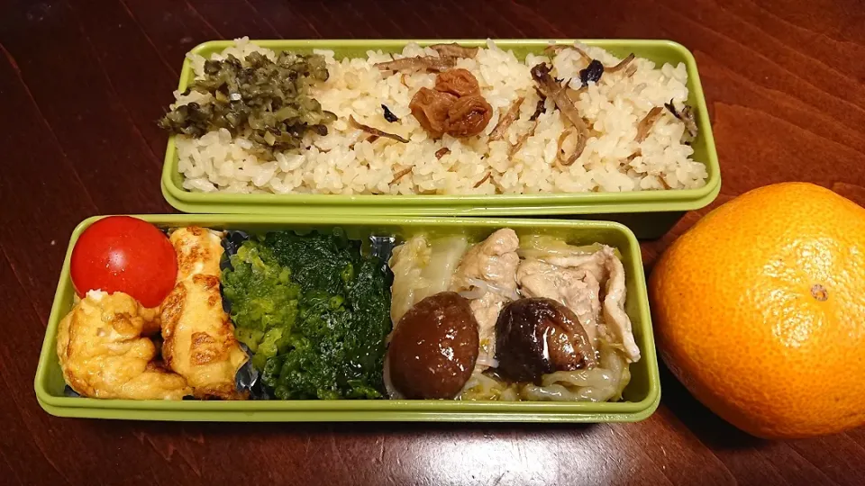 柳まつたけ炊き込みご飯弁当|りょーさん