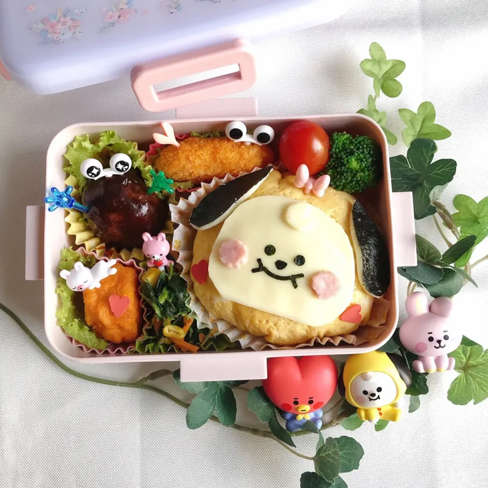 11/30❤︎娘のお弁当❤︎ 
BABY CHIMMYオムライス🌱|Makinsさん