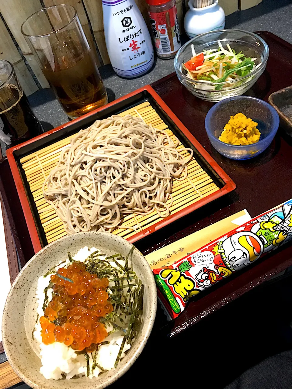 Snapdishの料理写真:へぎ盛りそば定食@ぼんや(新宿三丁目)|yoooochanさん