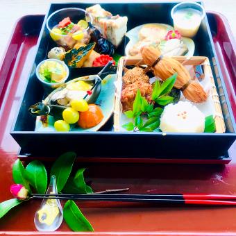 アンティーク/コレクション柳菴 初瀬川 松花堂弁当 5客その他