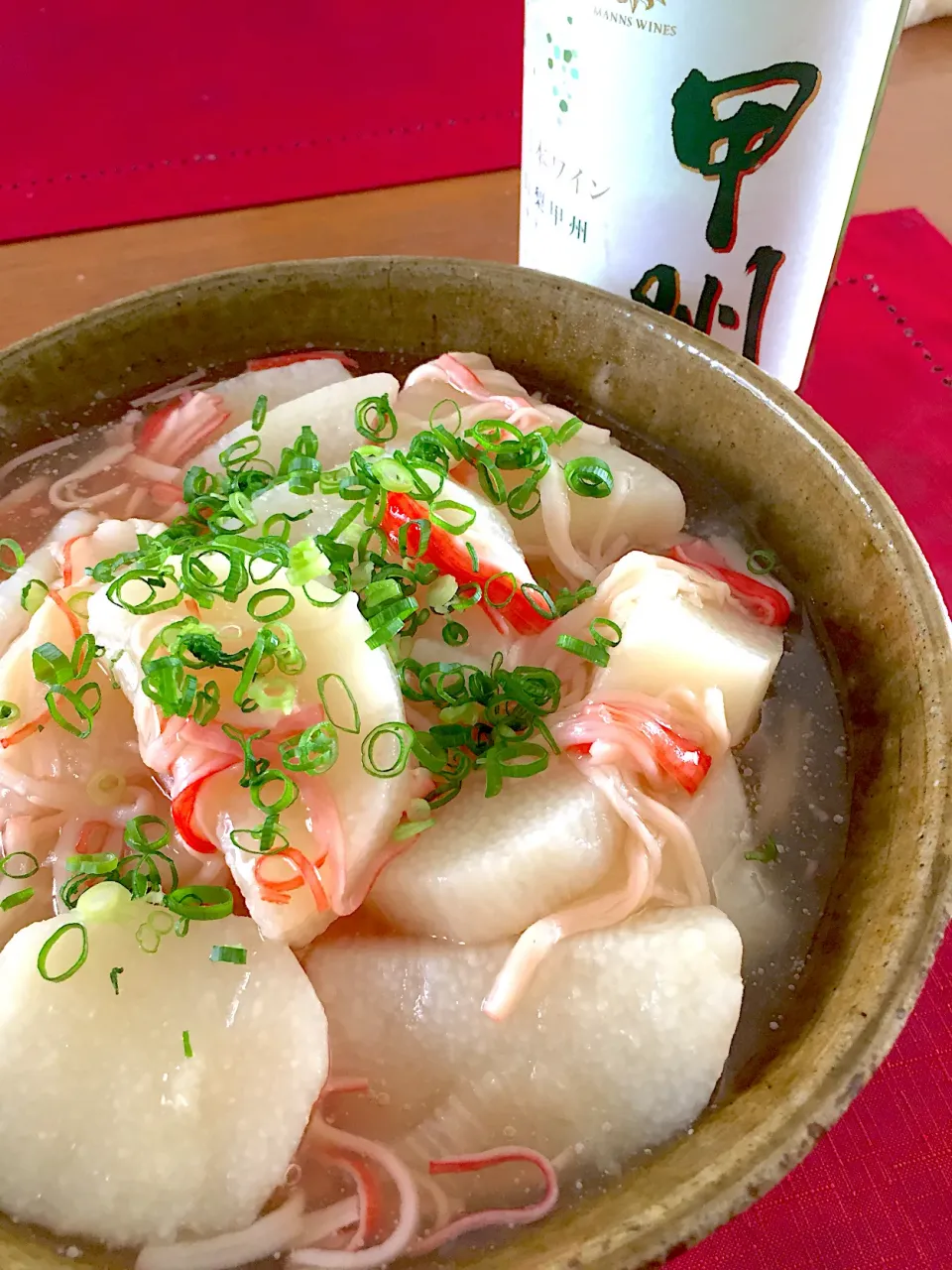 長芋とかにかまのこれうまあっさり煮🍀|おかちさん