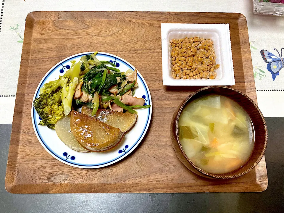 大根ステーキのご飯|みよさん