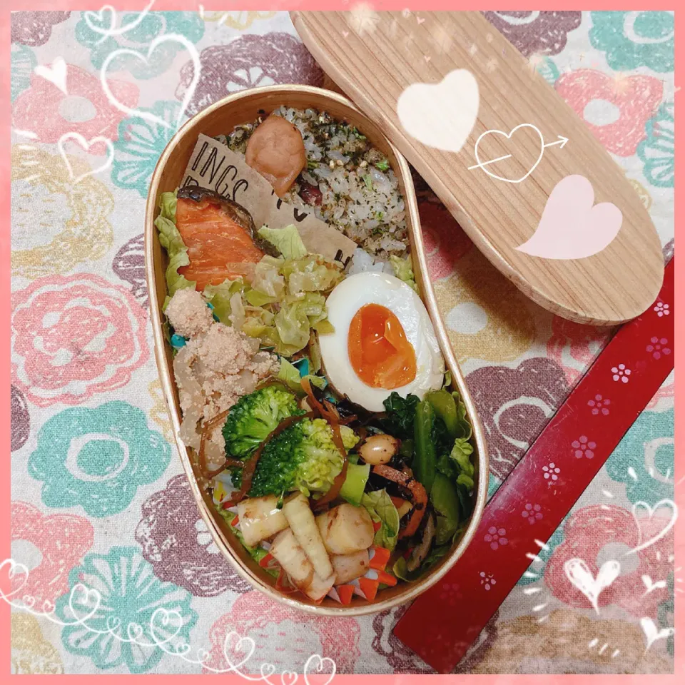 １２／１ ｔｕｅ 鮭弁当🍴|rinaronarさん