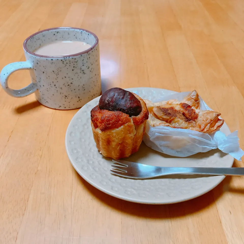 マロンパイとアップルパイ🌰🍎|ちゃみこさん