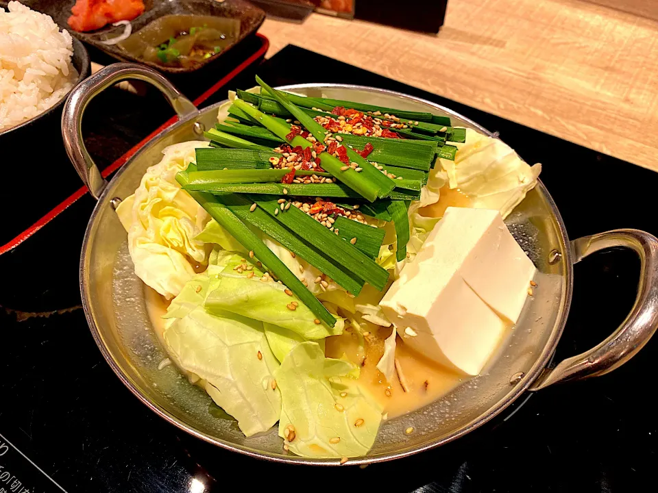 もつ鍋定食|かぬさん