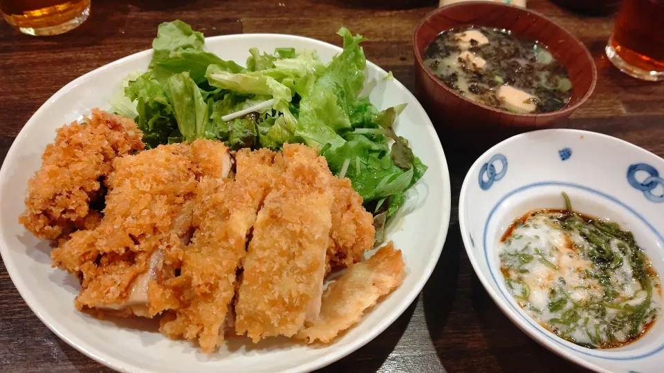 賄い飯🍚チキンカツ|Gauche Suzukiさん