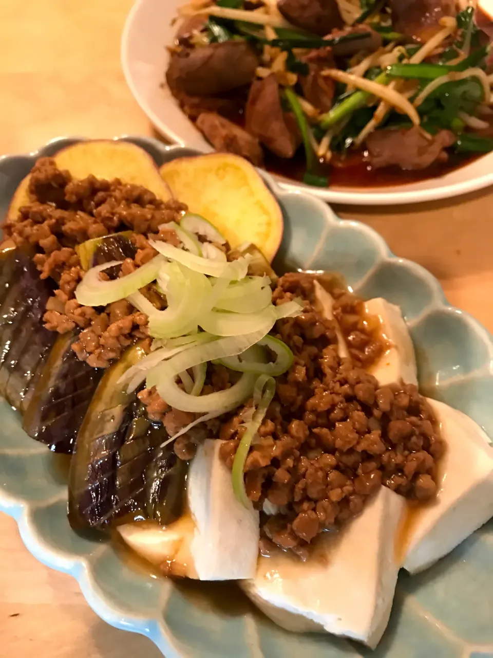 大豆ミートで作ったそぼろあんかけ野菜|こまおさん