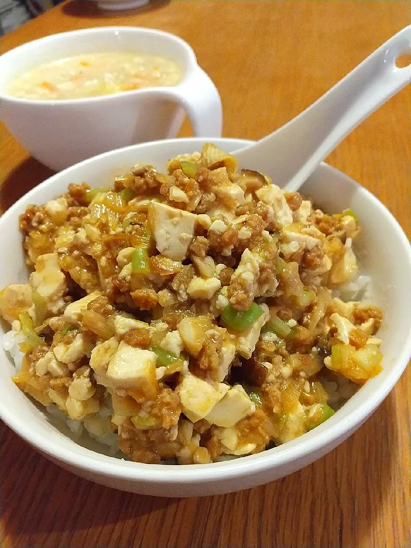 もはや野菜料理😆大豆のお肉の麻婆豆腐|まきごろうさん