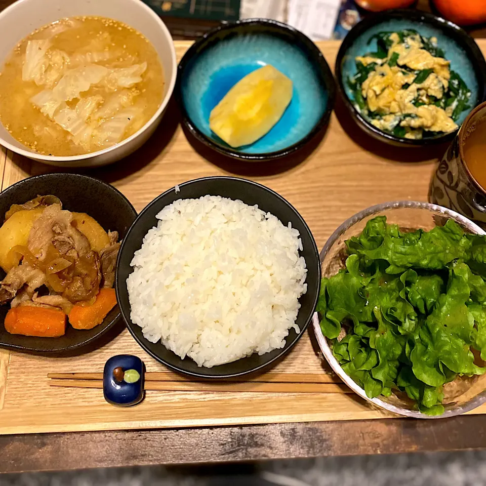 白菜と豚肉のピリ辛ごま味噌スープ|なつこさん