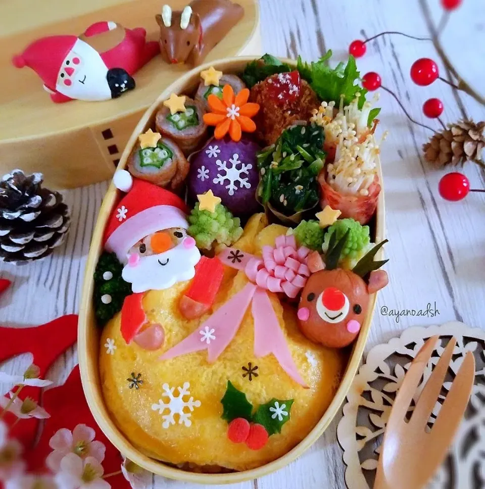 大きな袋のオム炒飯🎁クリスマス弁当🎅🎄|ayano.adshさん