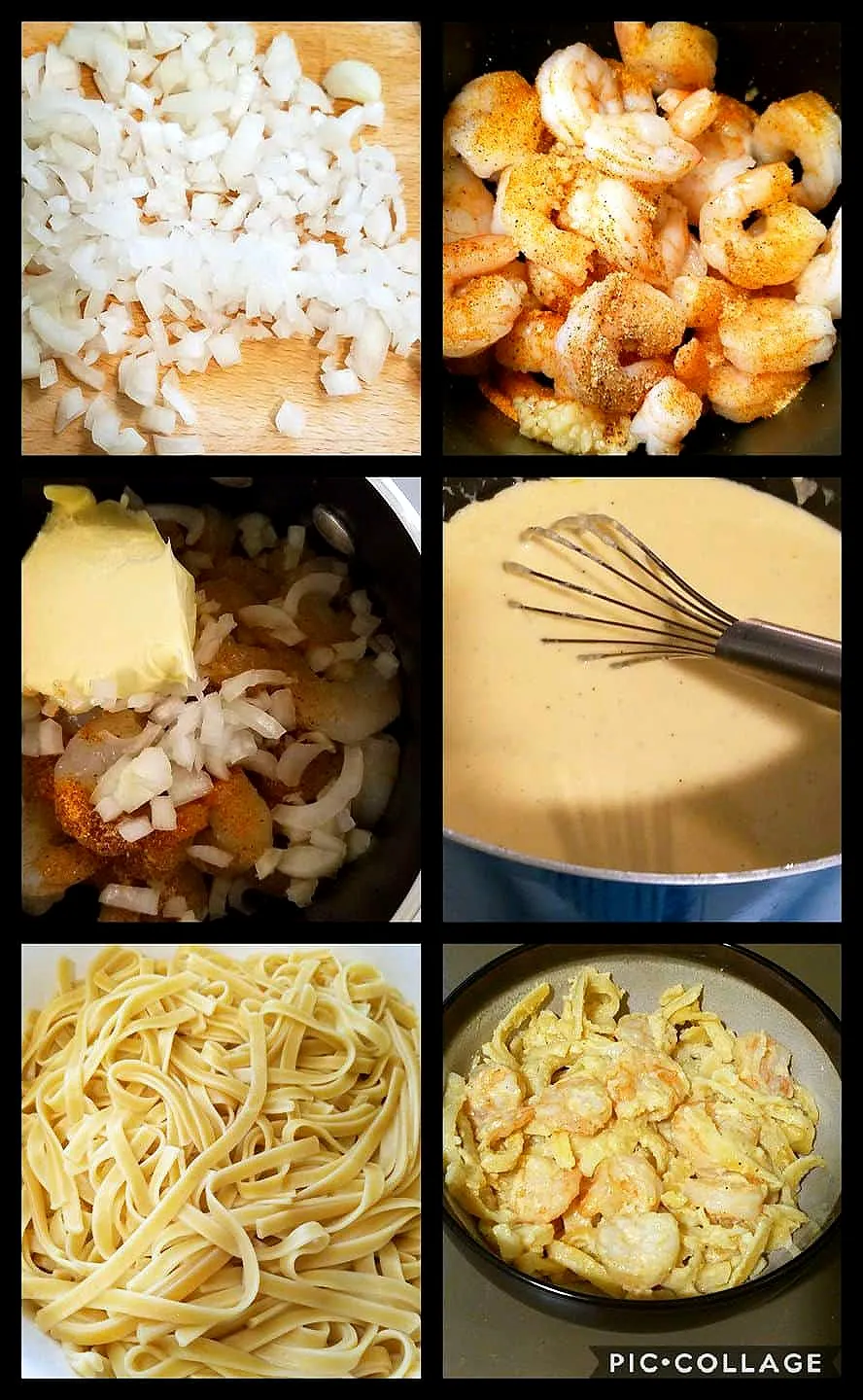 Keke's dish Shrimp Fettuccine Alfredo|Kekeさん