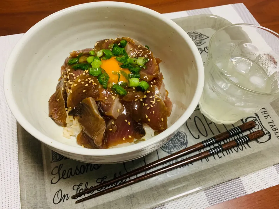 カツオの漬け丼|ジュンさん