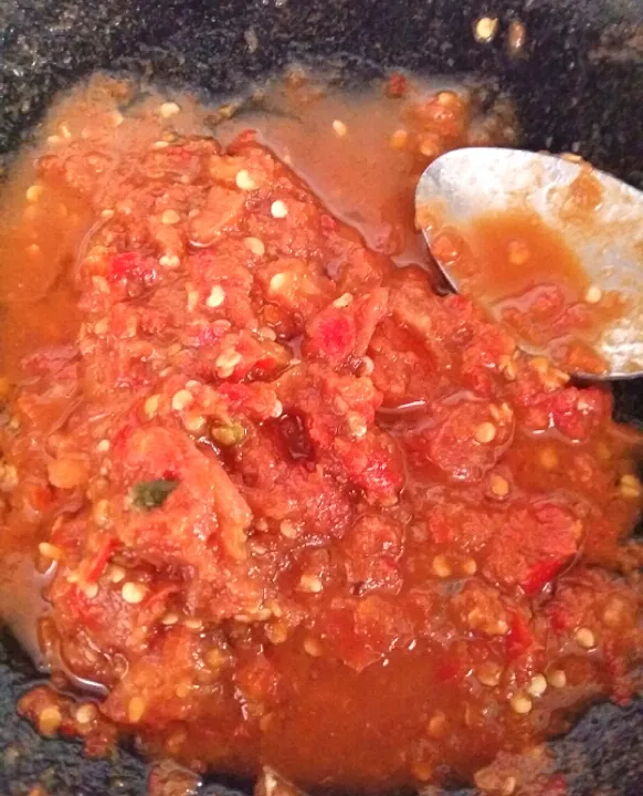 sambal terasi tomat|kukiz_bebeさん