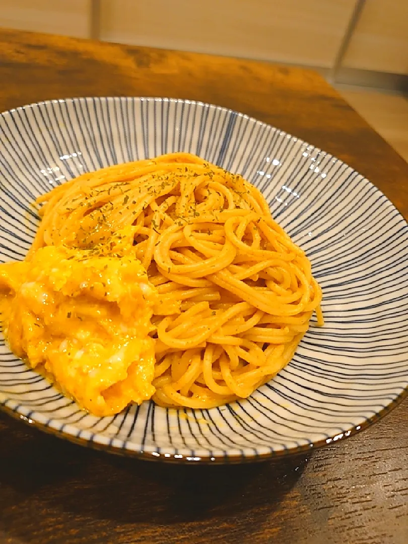 バター風味のカレーパスタ|大学生の嫁入り修行さん