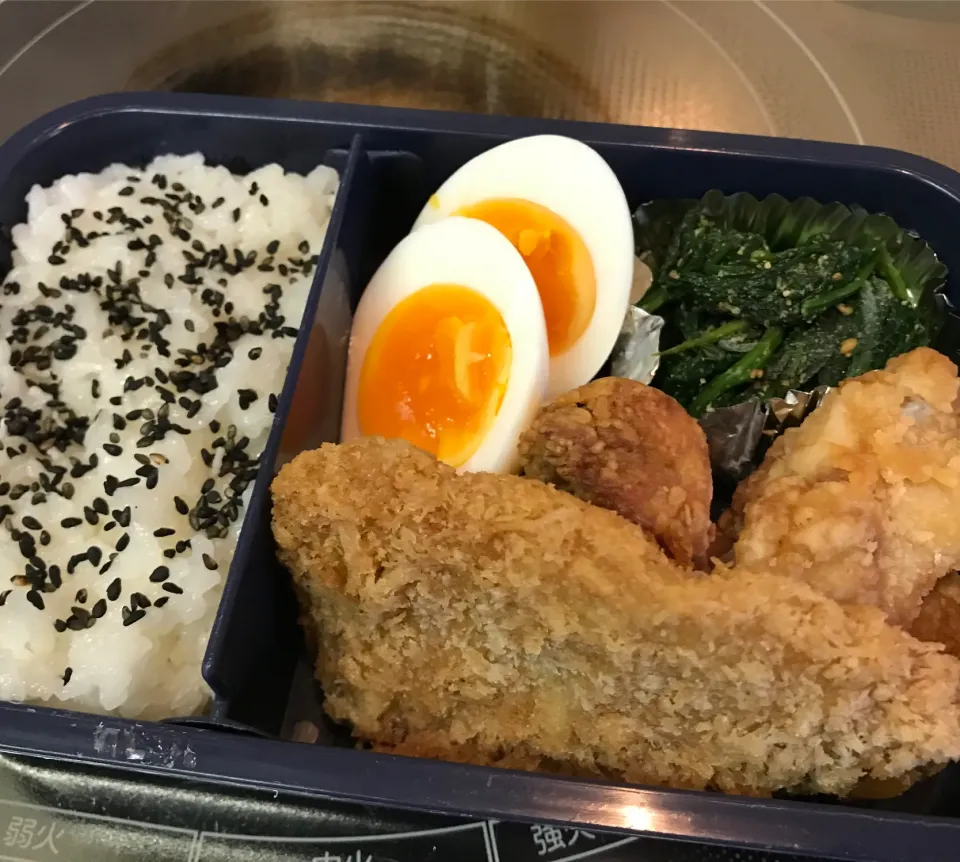 アジフライと唐揚げ弁当|sanaeさん