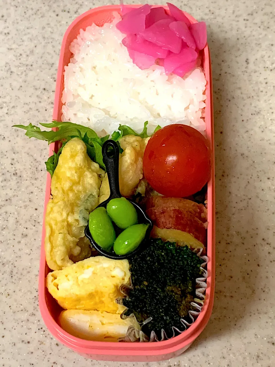 ささみの梅しそ天ぷら弁当|besさん