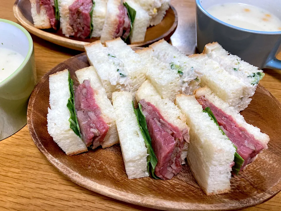 ＊ローストビーフサンド🥪朝食＊|＊抹茶＊さん