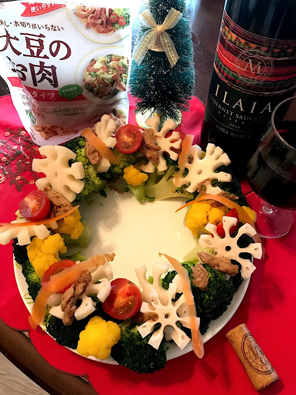 食べられるクリスマスリース|ワイントンさん