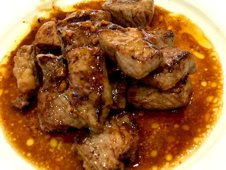 Japanese style cube steak|Babyluv Cabrera Ocampoさん