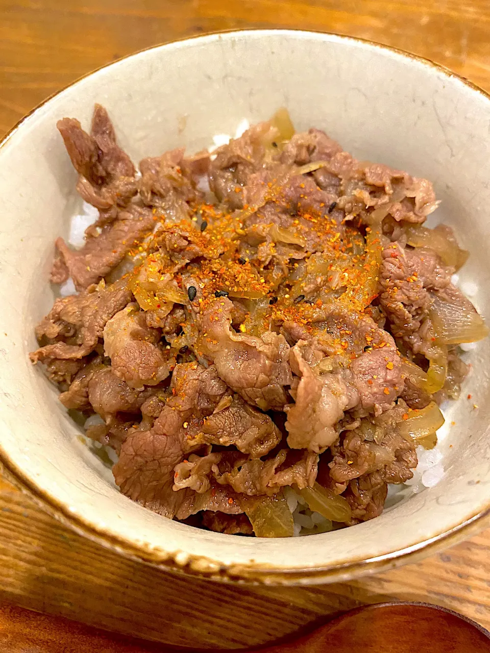 今夜は取り急ぎで牛丼|にゃん太ママさん