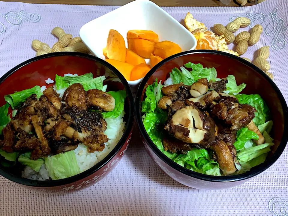 美味しぃ椎茸が手に入ったから♪…椎茸丼晩ごはん~(^^)♡|Mieco 12943さん