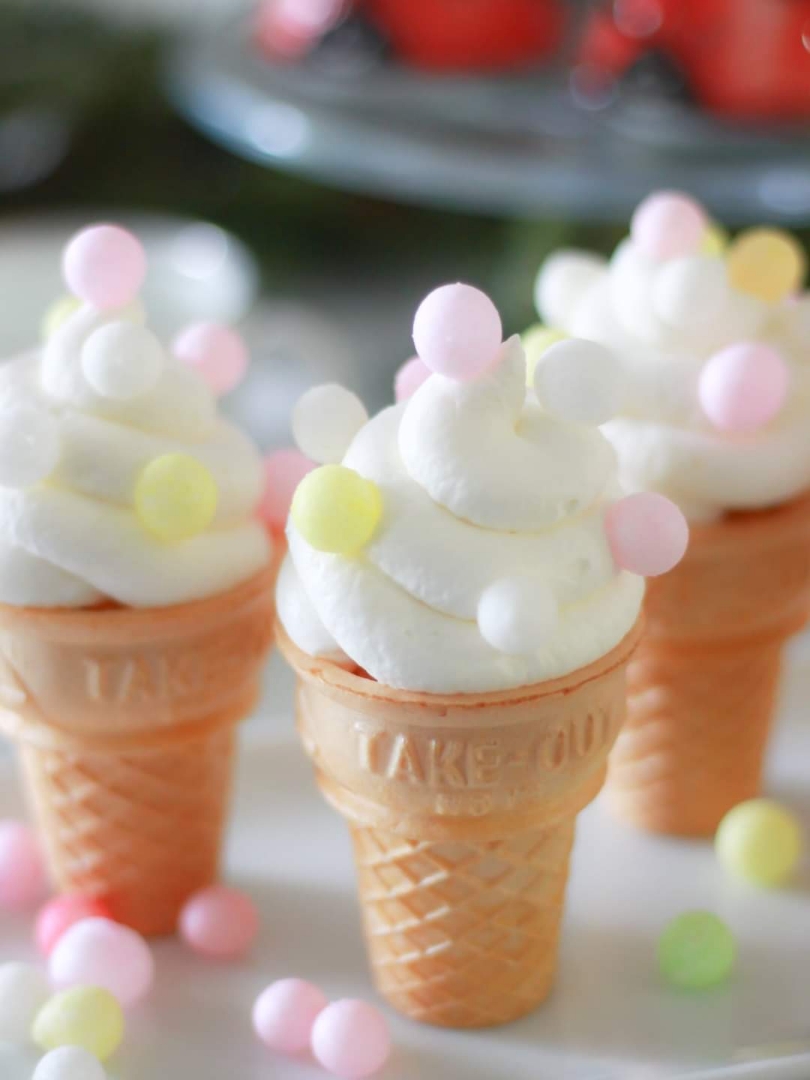 アイスクリームコーンカップケーキ 4nabeco Snapdish スナップディッシュ Id Xiunra