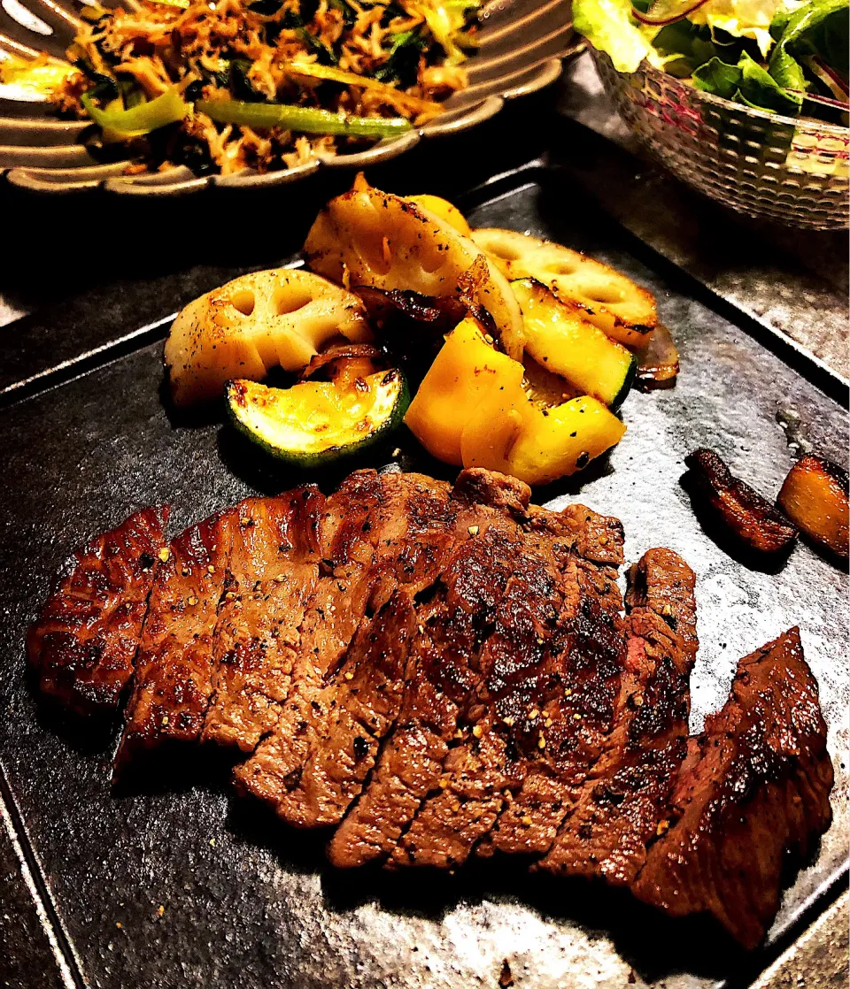 浜名牛のステーキ🥩|けんちんさん