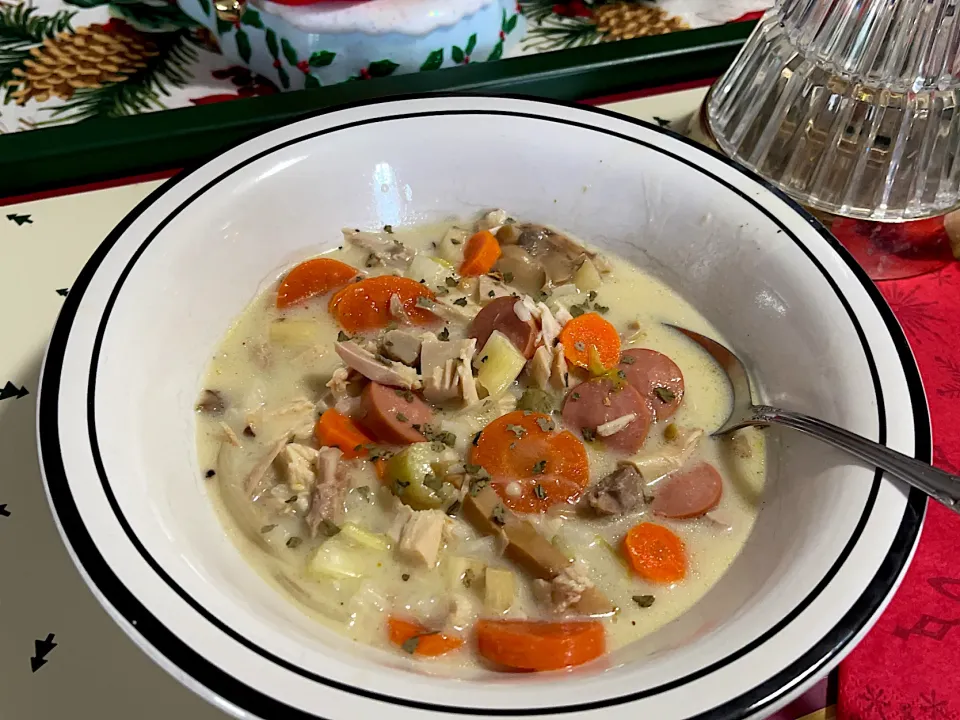 Turkey rice soup|Marnelli Dela Cruz Hollandさん