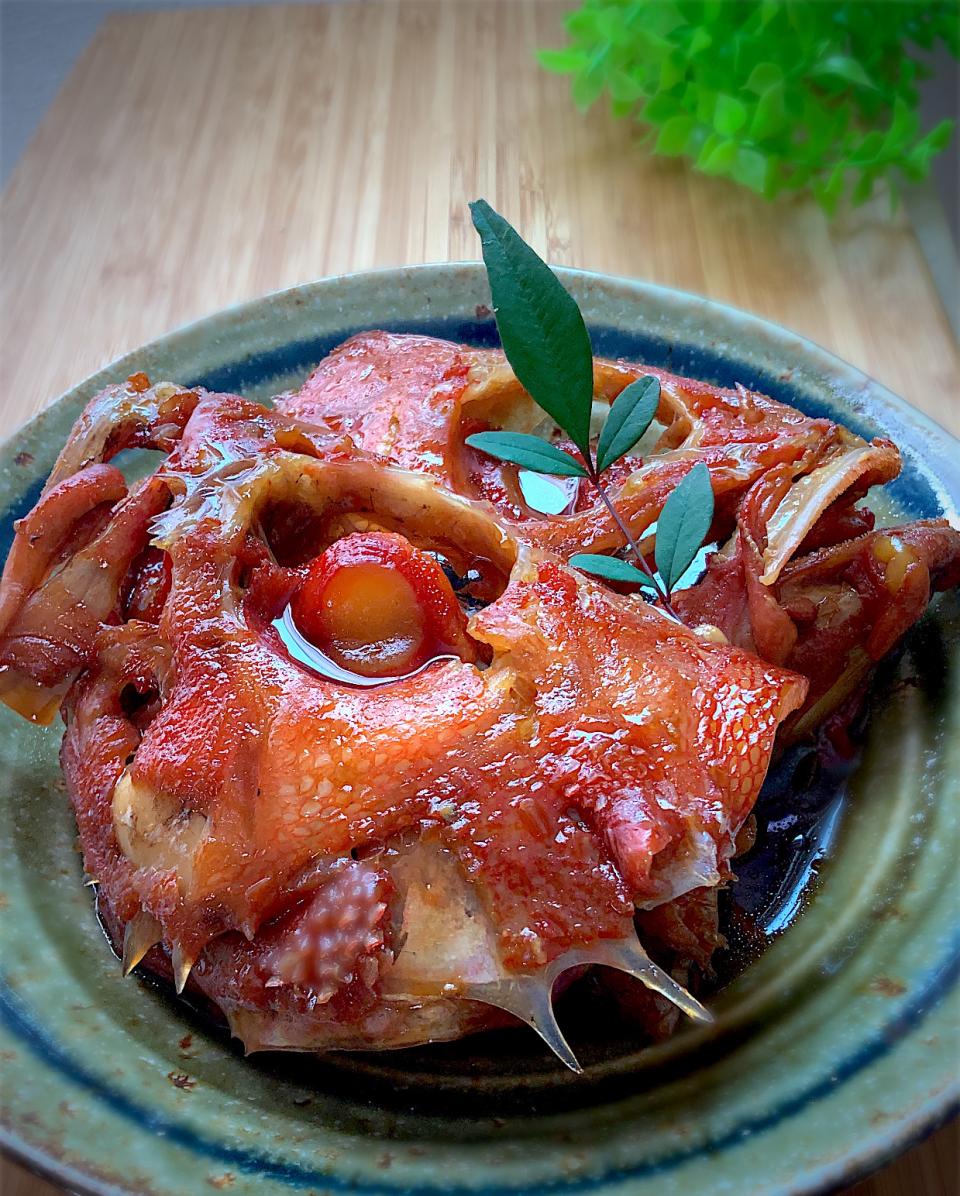 釣り魚アコウダイのかぶと煮 あら炊き 9421beru Snapdish スナップディッシュ Id Yuxtca