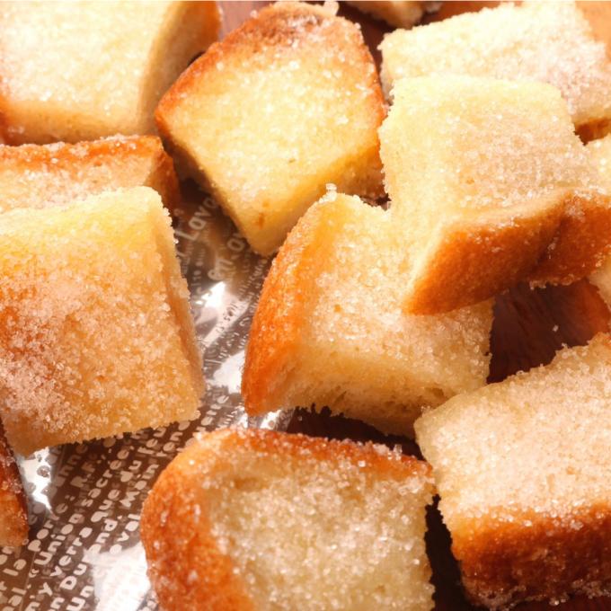 レンジだけで超サクサク 食パンで簡単シュガーラスク パンダワンタン Snapdish スナップディッシュ Id 4xnz9a