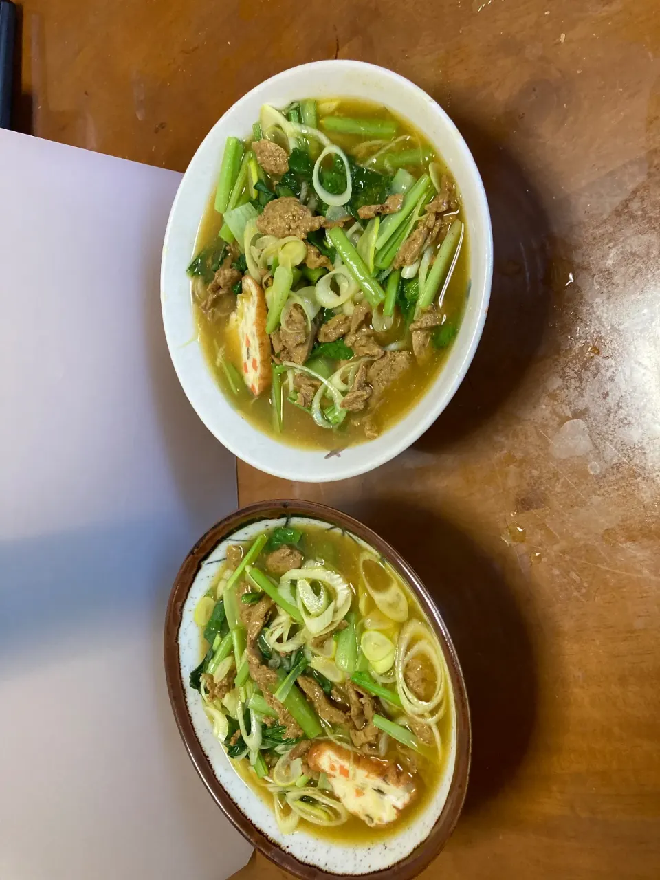 Snapdishの料理写真:大豆のお肉のカレーうどん|めしおさん