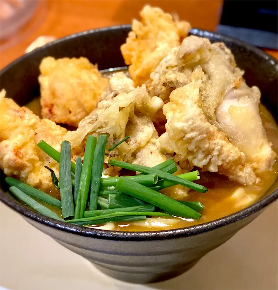 鶏🐔&舞茸🍄天のカレーうどん|にゃあ（芸名）さん