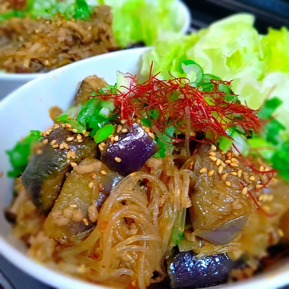 麻婆茄子春雨炒め～♪♪|砂糖味屋キッチンさん