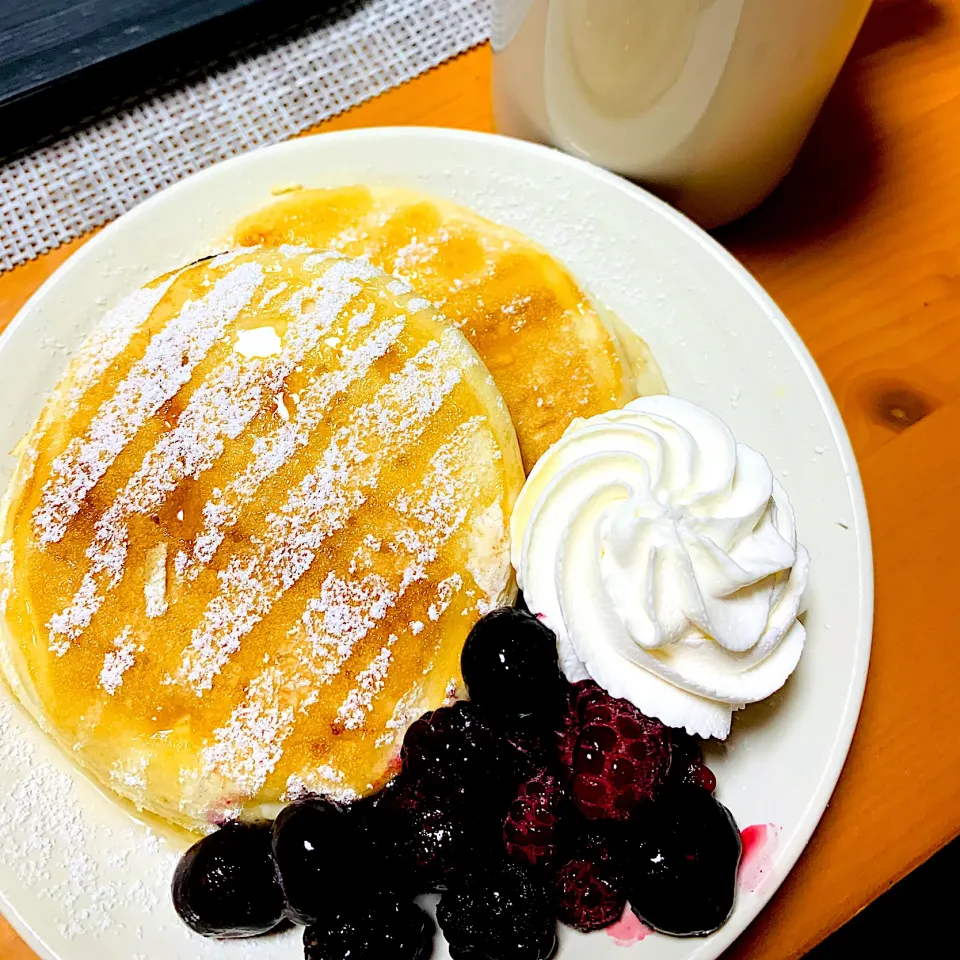 「リコッタパンケーキ」で4時のおやつ🥞|ちはるさん