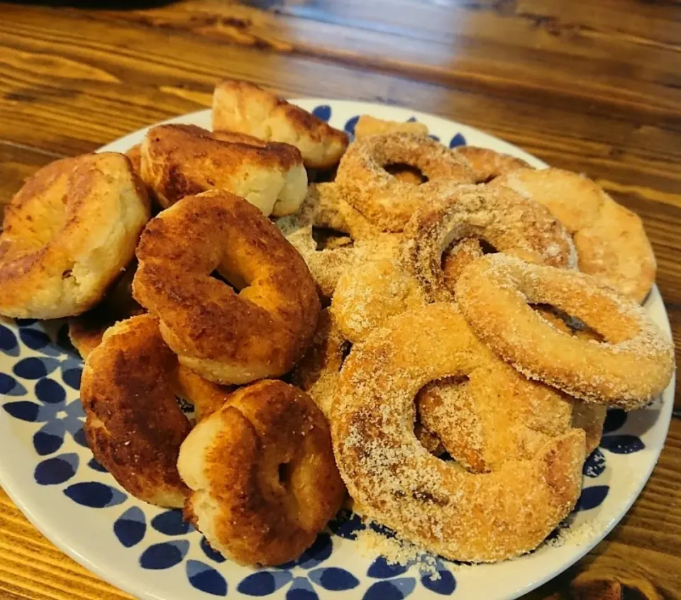 Snapdishの料理写真:子ども作おから豆腐ドーナツ|ankoさん