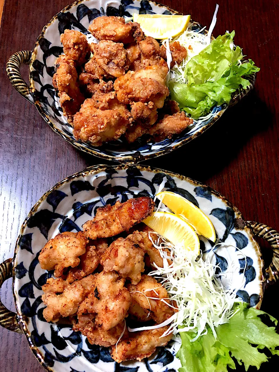 塩麹唐揚げと醤油麹唐揚げ|くららさん