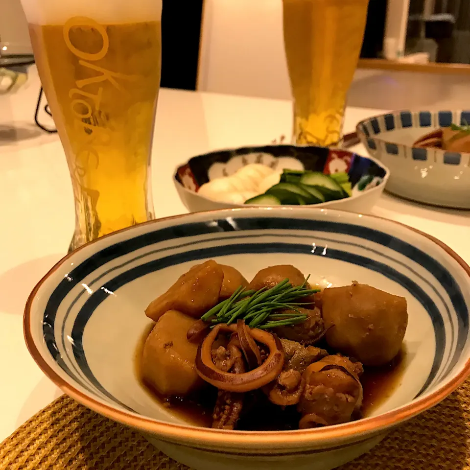 イカと里芋の煮っころがし🦑➰🍻|ナムナムさん