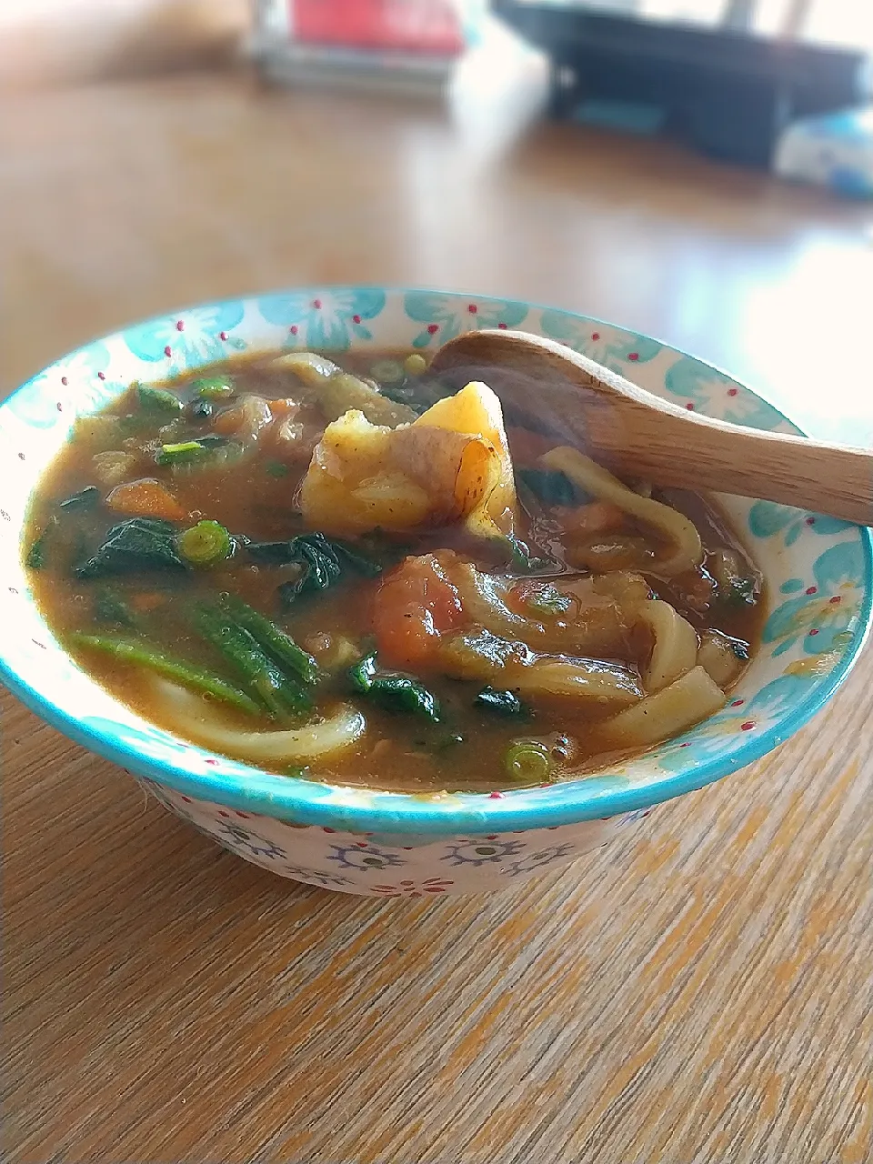 翌日のカレーうどん|まきごろうさん