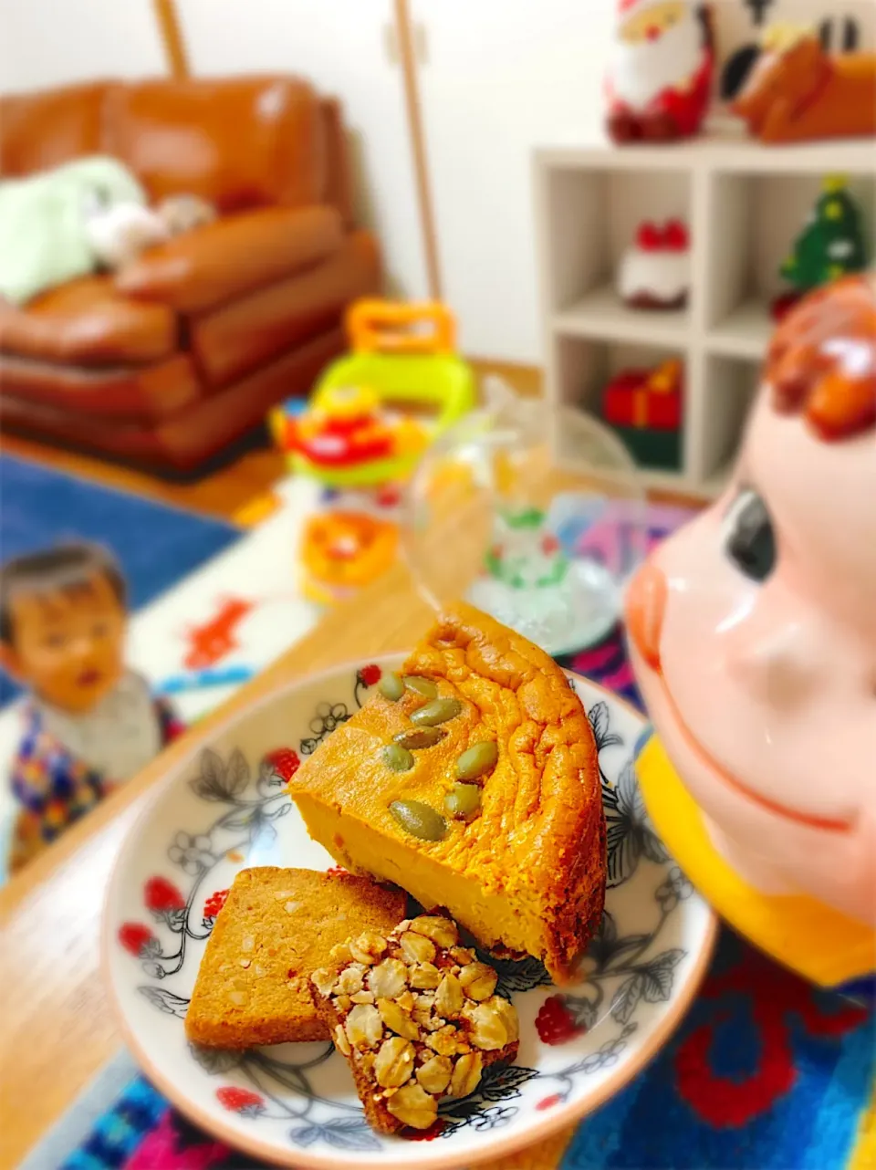 ふるさと納税返礼品♡砂糖不使用かぼちゃのチーズケーキとナッツ・グラノーラのクッキー。|ぽき。さん