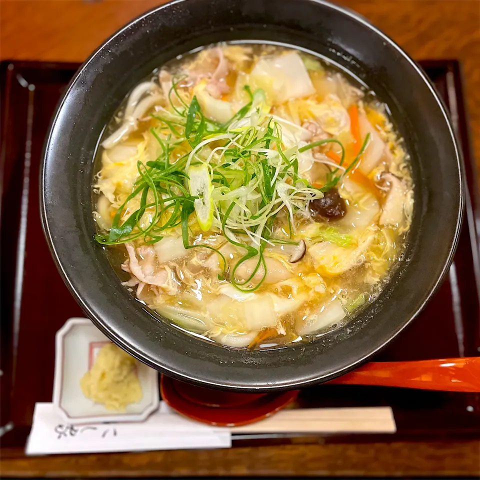 Snapdishの料理写真:心斎橋　うどんちり本家 にし家 本店　ちゃんぽんうどん|Flowerさん