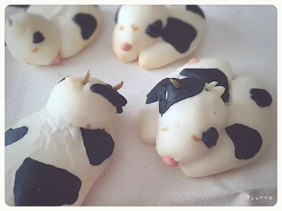 Snapdishの料理写真:ちょっと作ってみました🐮^^;|yucca@さん