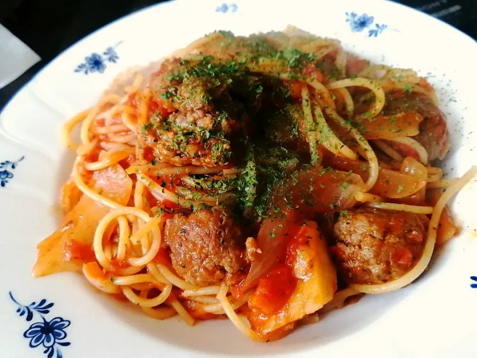 ミートボールスパゲティ🍝|チーズさん