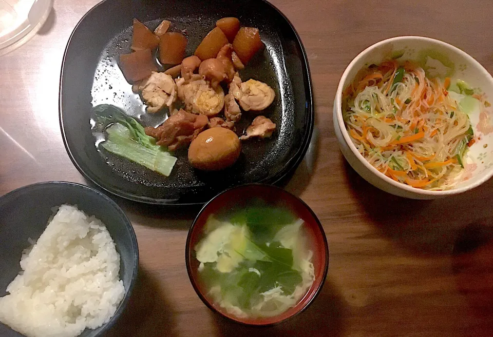 鶏もも肉と大根とゆで卵の角煮風|にゃふてんさん