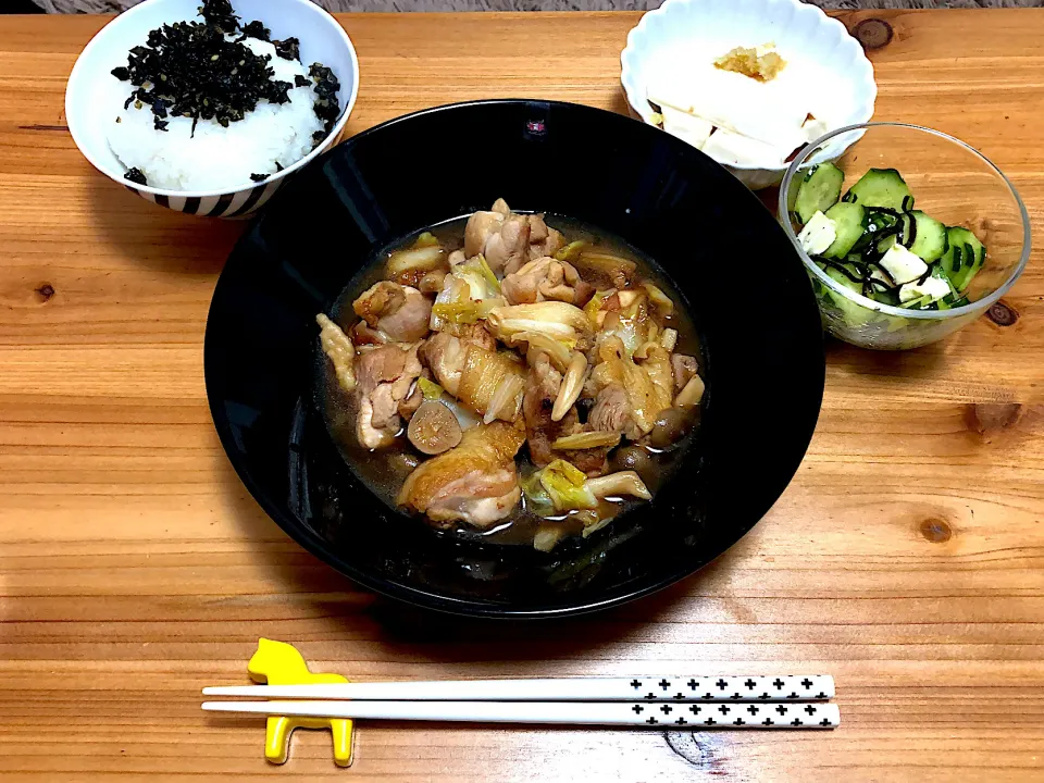 とりもも肉と白菜のとろとろ煮|saknさん