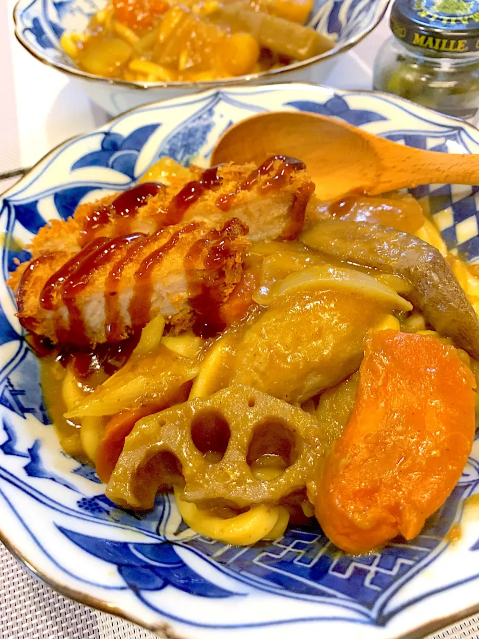 煮物根菜カレーうどんで残り物退治|シュトママさん