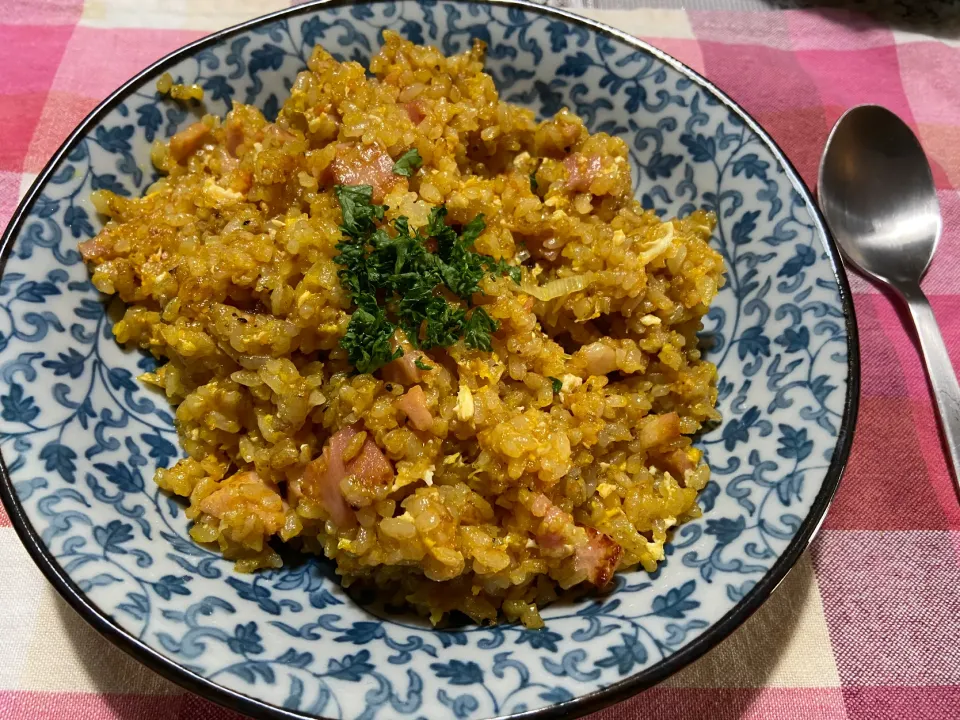 洋風カレー炒飯|ハルのただ飯さん